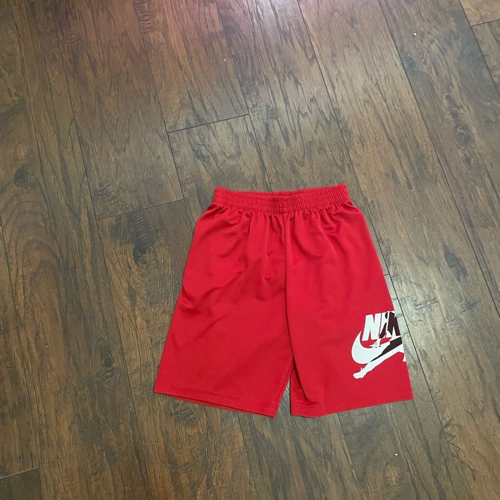Nike Kids Bright Red Athletic Shorts